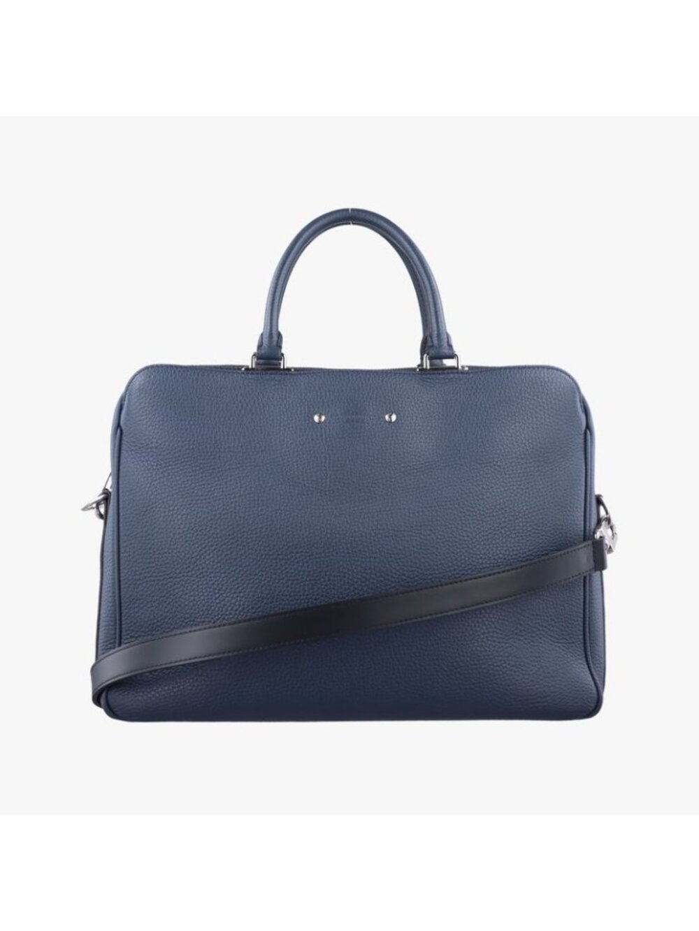 ★SOLD★ Louis Vuitton Alma Briefcase MM Navy Taurillon Leather - Picture 1 of 16